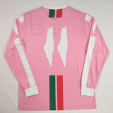 25/26 Palestine English Special Edition Pink Long Sleeve Soccer Jersey