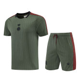 26/27 Bayern Dark Green Training Shorts Suit