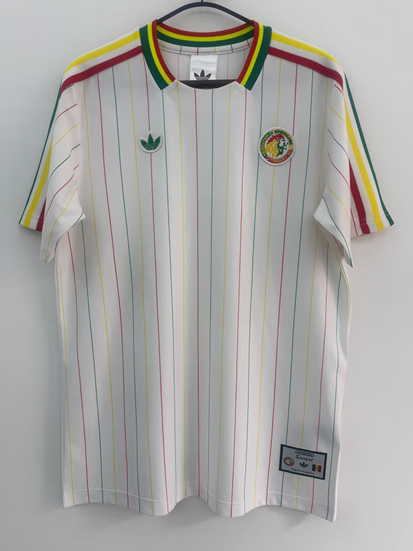 26/27 Senegal Leisure Retro Edition White Fans Soccer Jersey