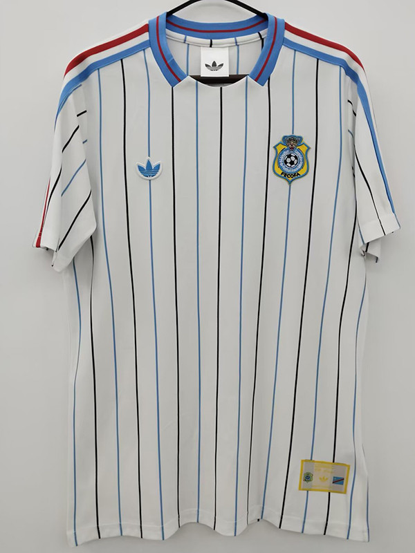 26/27 Congo Leisure Retro Edition White Fans Soccer Jersey