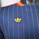 26/27 Spain Leisure Retro Edition Royal Blue Player Version Soccer Jersey