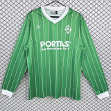 1988/1989 Werder Bremen Away Long Sleeve  Retro Soccer Jersey