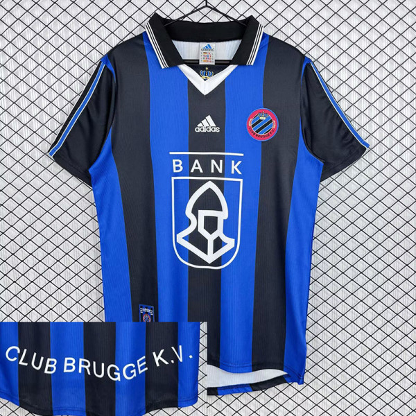 1998/1999 Brugge KV Home  Retro Soccer Jersey
