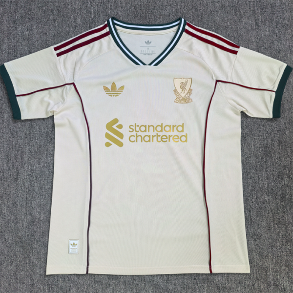 25/26 LIV Special Edition Ｗhite Fans Soccer Jersey