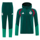 26/27 Algeria Green Hooded Windbreaker Tracksuit