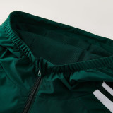 26/27 Algeria Green Hooded Windbreaker Tracksuit