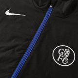26/27 CHE Black Windbreaker Tracksuit