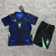 26/27 Brazil Away Kids Soccer Jersey