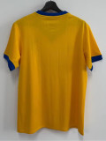 2017/2018  JUV Away Yellow Retro Soccer Jersey