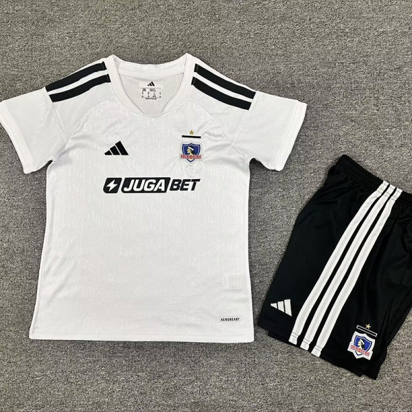 26/27 Colo-Colo Home Kids Soccer Jersey