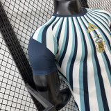26/27 Argentina Striped Edition Light Blue Player Version Soccer Jersey