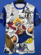 26/27 Japan Blue Straw Hat Kid Fans Soccer Jersey