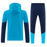 26/27 Spain Sky Blue Hooded Windbreaker Tracksuit