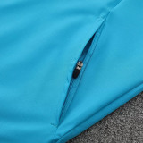 26/27 Spain Sky Blue Hooded Windbreaker Tracksuit