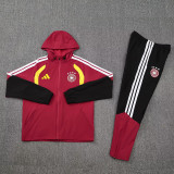 26/27 Germany Red Hooded Windbreaker Tracksuit