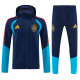 26/27 Spain Royal Blue Hooded Windbreaker Tracksuit