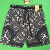26/27 Flying Man Casual NBA Edition White Pattern Black shorts#J2518