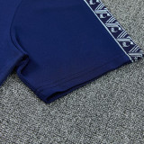 26/27 Man City Royal Blue polo shirts pants suit