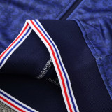26/27 France Purple Blue Jacket Tracksuit
