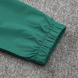 26/27 Mexico Green Hooded Windbreaker Tracksuit