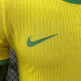26/27 Brazi Simulated  Edition Yellow Player Version Soccer Jersey