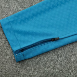 26/27 Spain Lake Blue Half Pull Tracksuit (半拉链)
