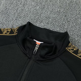 26/27 Portugal Black Gold Jacket Tracksuit