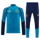 26/27 Spain Lake Blue Half Pull Tracksuit (半拉链)