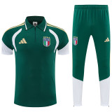26/27 Italy Green polo shirts pants suit