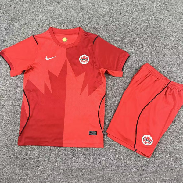 26/27 Canada Home Kids Soccer Jersey