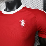 26/27 Man Utd Leisure Red Player Version Retro Soccer Jersey