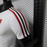26/27 Man Utd Leisure White Player Version Retro Soccer Jersey