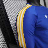 26/27 RMA Leisure Blue Player Version Long Sleeve Retro Soccer Jersey