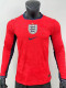 26/27 England Away Player Version Long Sleeve Soccer Jersey带星