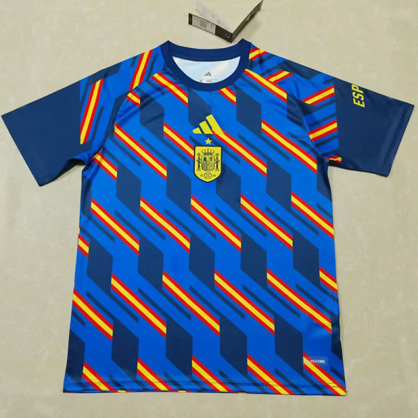 26/27 Spain pre-match Blue Training Shirts