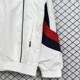 1998 England White Retro  Windbreaker