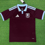 26/27 Aston Villa Home Fans Soccer Jersey