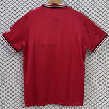 1985 Man Utd White Home Retro Soccer Jersey