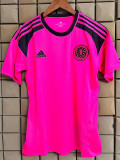 2016 Scotland Pink Retro Soccer Jersey