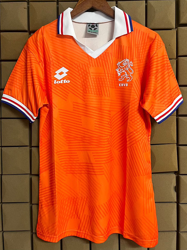 1993 Netherlands Home Retro Soccer Jersey