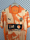 2026 Valencia Retro Edition Orange Fans Soccer Jersey