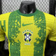 26/27 Brazi Team Logo Edition Yellow Player Version Soccer Jersey