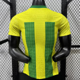 26/27 Brazi Team Logo Edition Yellow Player Version Soccer Jersey