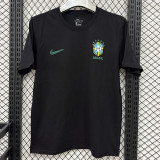 26/27 Brazil Black Men's T-shirt#T291