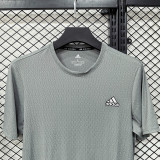 2026 AD Grey Leisure quick drying Men's T-shirt Top#A324