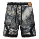 26/27 Flying Man Casual NBA Edition Tree branch shadow pattern shorts#C2525