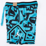 26/27 Flying Man Casual NBA Edition Black Blue shorts#C2518
