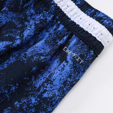 26/27 Flying Man Casual NBA Edition starry sky Blue shorts#C2516