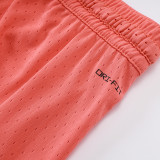 26/27 Flying Man Casual NBA Edition orange-red shorts#A2616