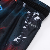 26/27 Flying Man Casual NBA Edition Nightfall black shorts#C2519